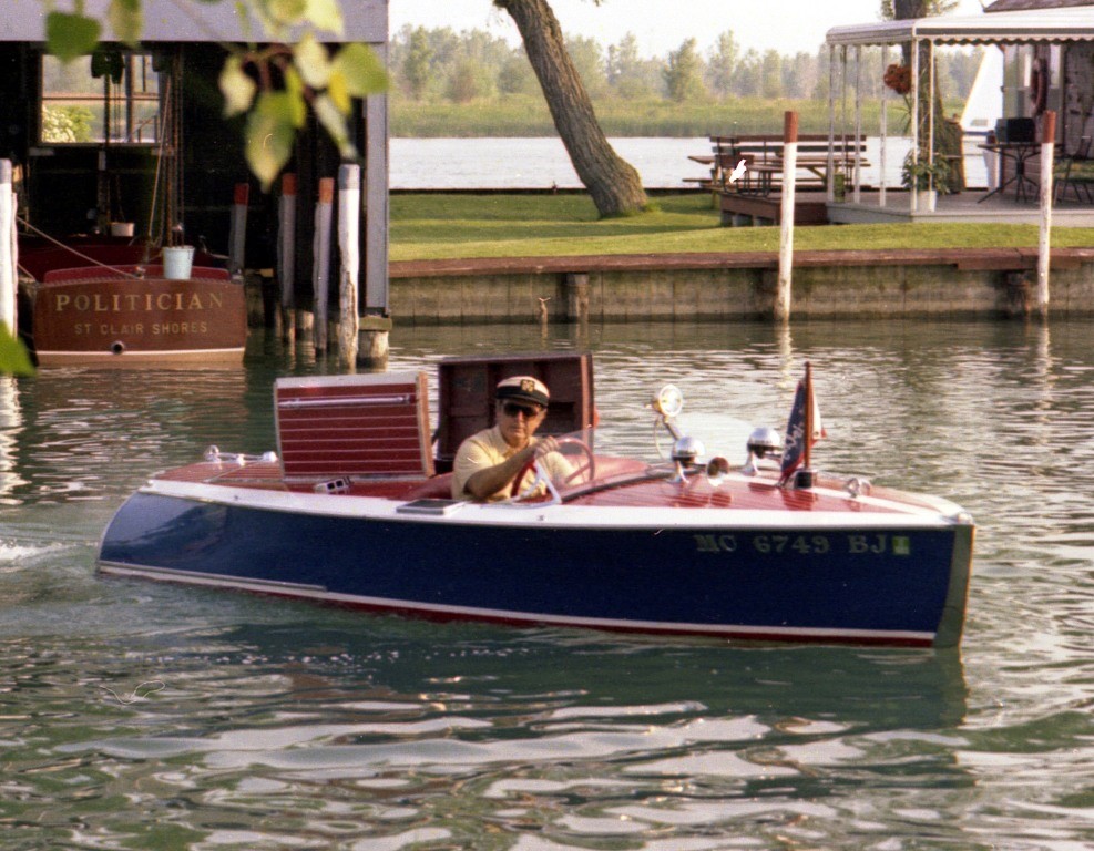 Peter Henkel on Boat