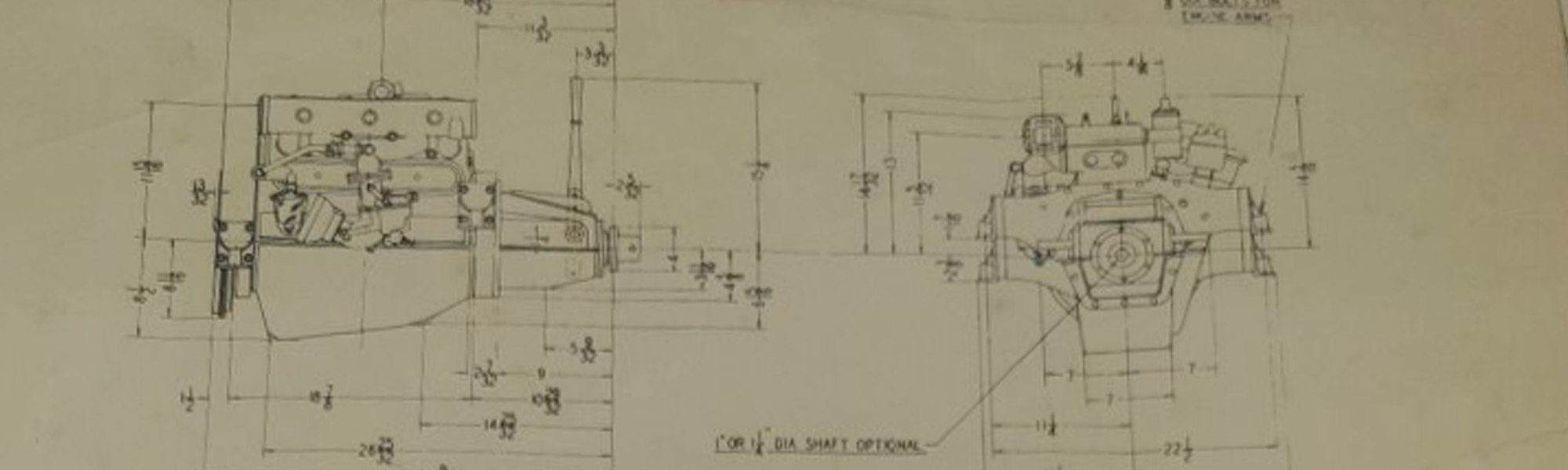Schematic - Engine Parts Frontal and Side